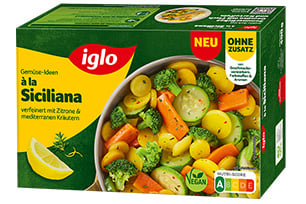 Packshot Gemüse Ideen a la Siciliana