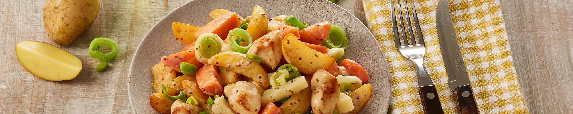 Kartoffel Hähnchenpfanne