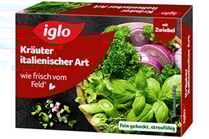 Produktverpackung Kräuter italienischer Art