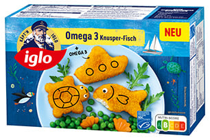Omega 3 Knusper-Fisch Packshot