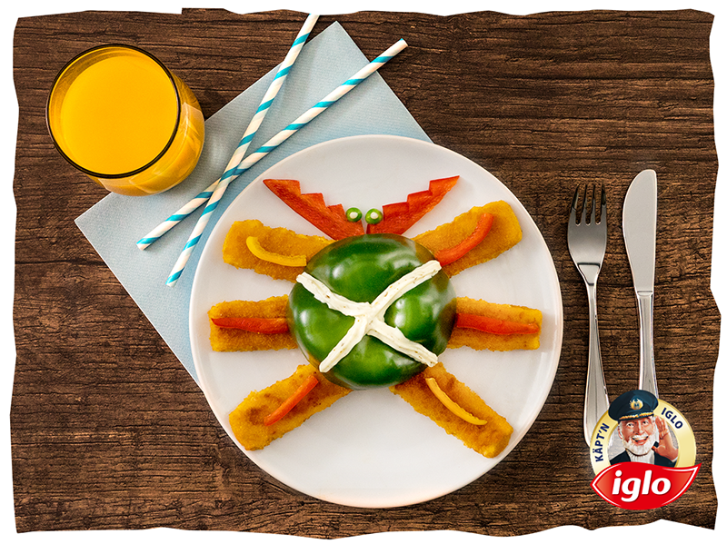 Kochrezepte Kindergerichte: Krabbe