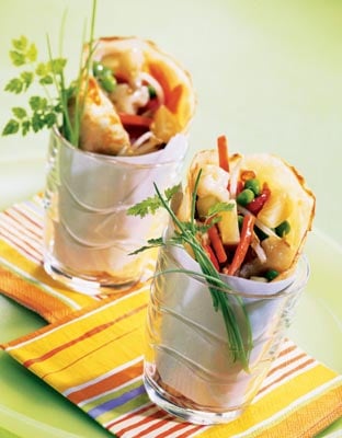 Pfannkuchen Wraps