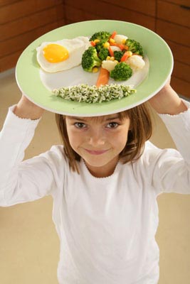 Vegetarisches Kindergericht