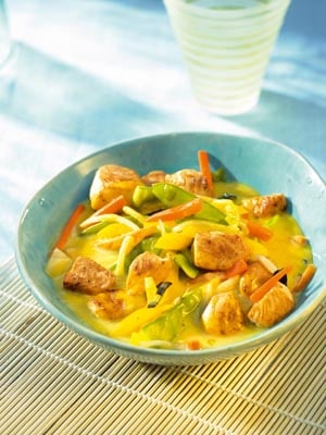 Gemüsecurry mit Pute