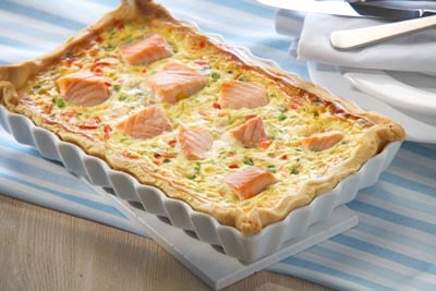 Quiche mit Wildlachs