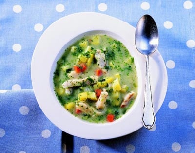 Kartoffel-Kräuter-Süppchen