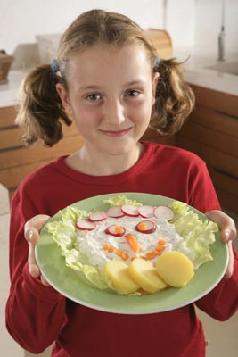 Pellkartoffeln mit Quark