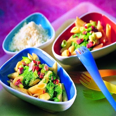 Penne mit Spinatsauce