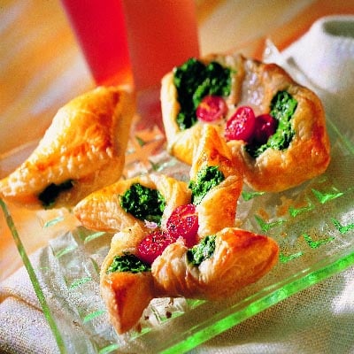 Pikante Spinattaschen