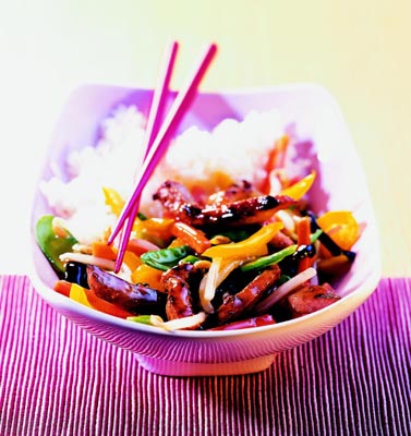 Schweinefleisch süß sauer