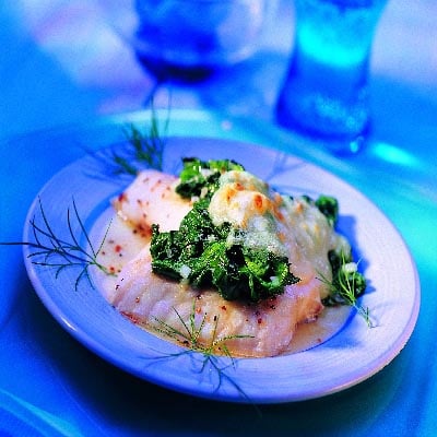 Spinat Fisch Gratin