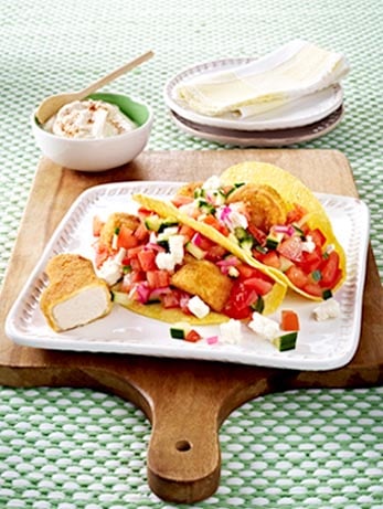 Chicken Nugget Tacos