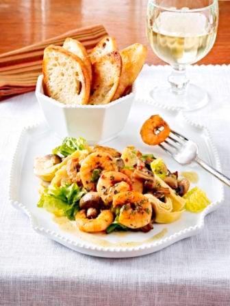 Garnelensalat mit Artischocken