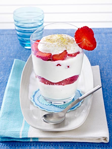 Erdbeer Joghurt Schichtdessert