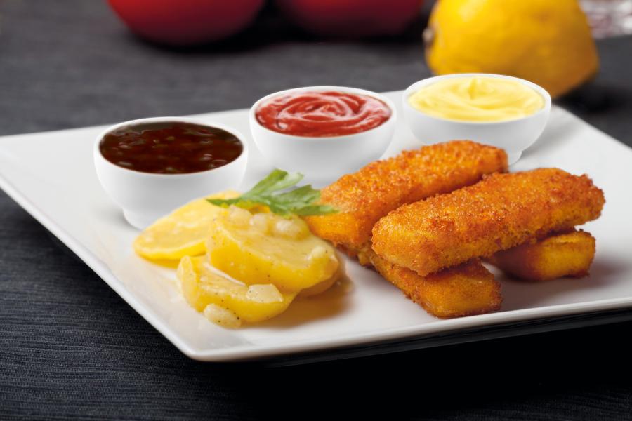 Dips mit Fischstäbchen