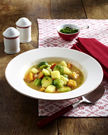 Rosenkohl Kürbis Eintopf