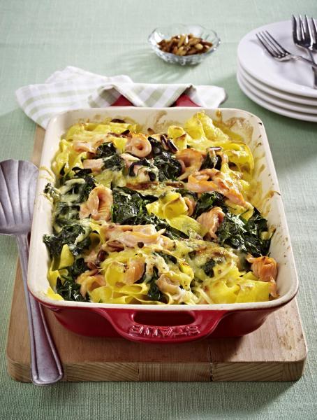 Räucherlachs Tagliatelle