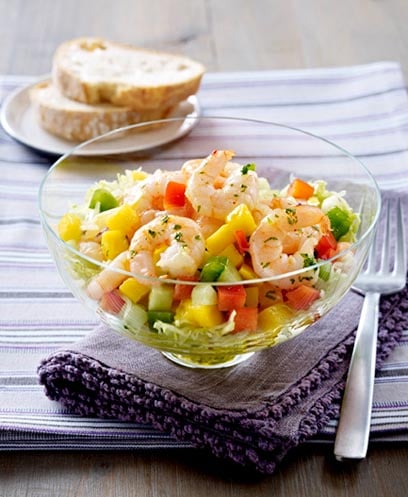 Garnelen Cocktail mit Mango