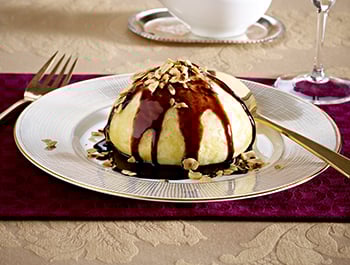 Germknödel mit Schokoladensoße