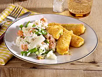 Langkornreis mit Marktgemüse