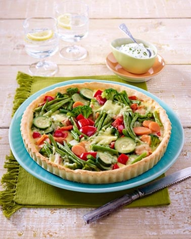 Mediterrane Gemüsequiche
