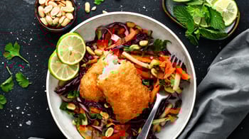 Backfisch mit Thai-Salat & Süß-Sauer-Dressing Step 17