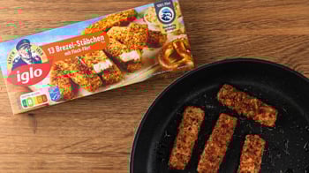 Brezel-Stäbchen mit Kartoffel-Zucchini-Puffer Rezept Step 11