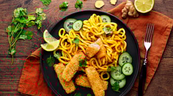 Katsu Udon mit Rösti-Stäbchen Step 17