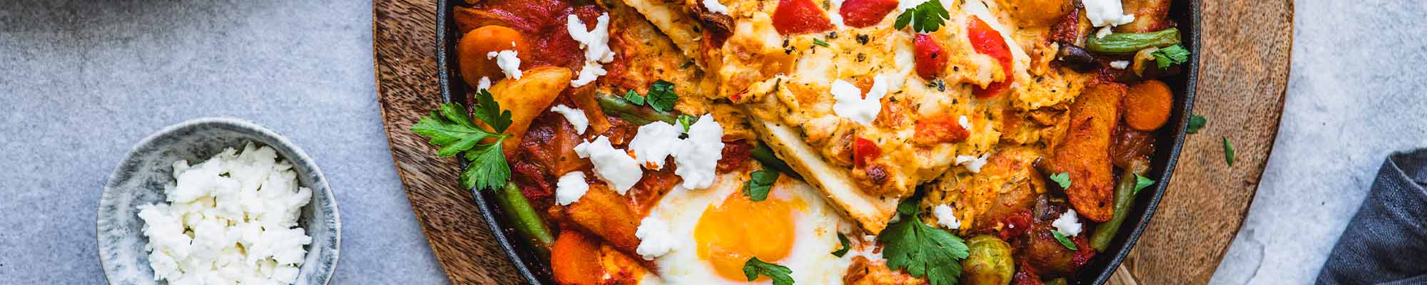 Schlemmer-Filet Italiano auf Gemüse-Pilz-Shakshuka