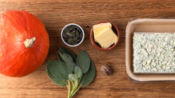 Schlemmer-Filet mit gerösteten Kürbis-Stampf & Topping Step 1