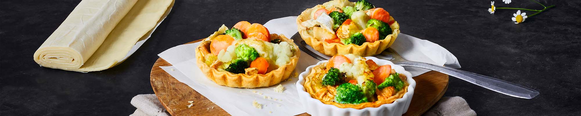 Mini-Quiches mit Gemüse