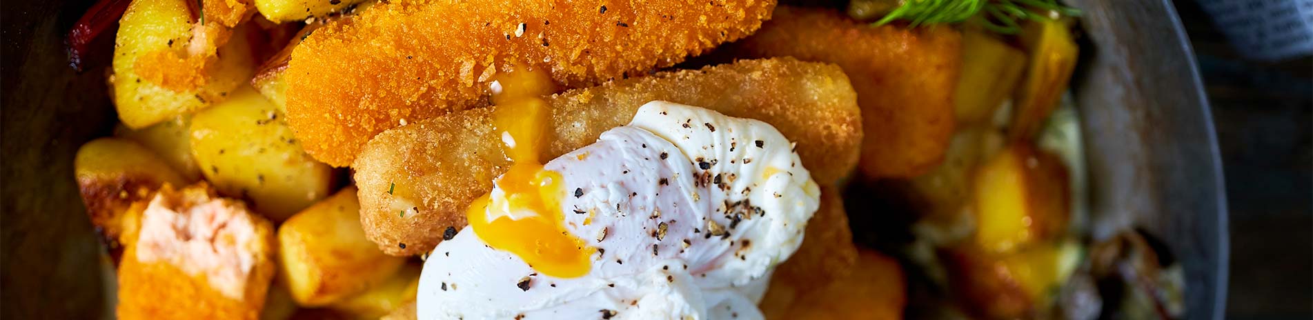 Pannfisch mit Bratkartoffeln