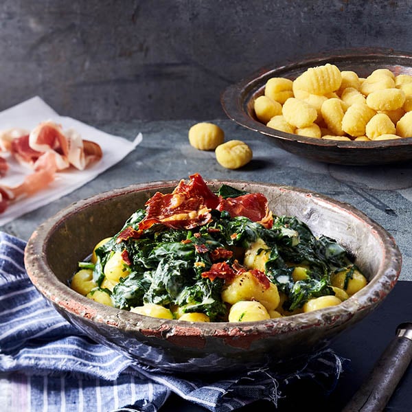  rezeptbild spinat gorgonzola gnocchi