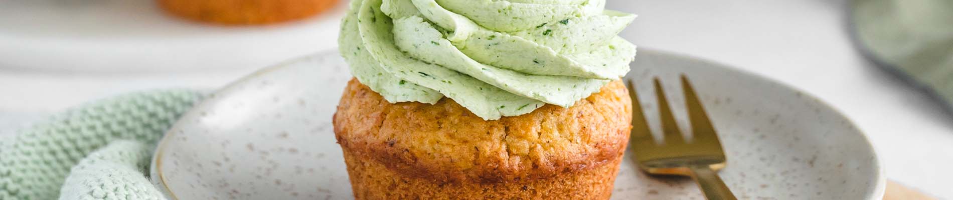 Rübli-Muffins mit Spinatfrosting