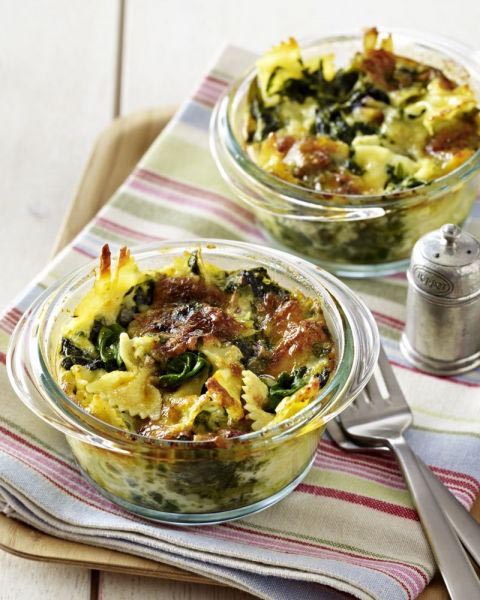 nudel spinat auflauf